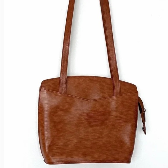 HCL Germany Vintage Bowler Frame Shoulder Bag Cognac color brown/tan - Picture 3 of 16